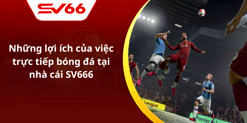 Những lợi ích của việc trực tiếp bóng đá tại nhà cái SV666